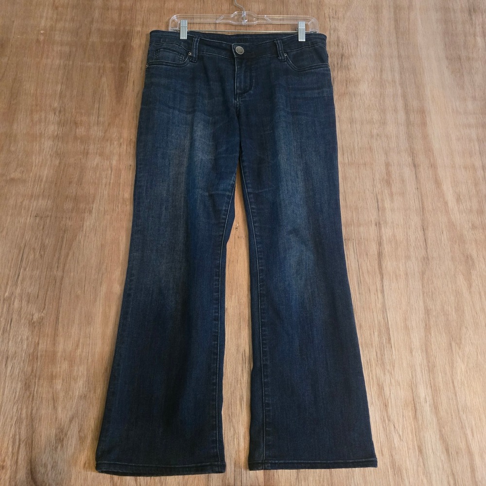 KUT from the Kloth Bootcut Jeans Dark Wash Stretch Petite Denim Size 8P